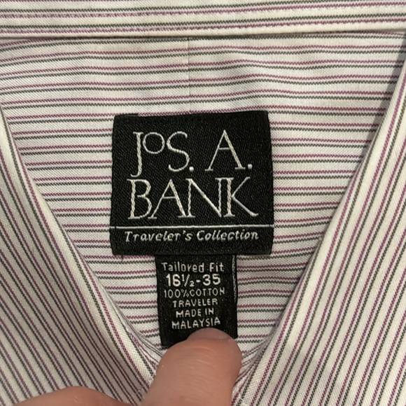 Jos. A. Bank Traveler’s Collection Striped Dress Shirt - Picture 6 of 6